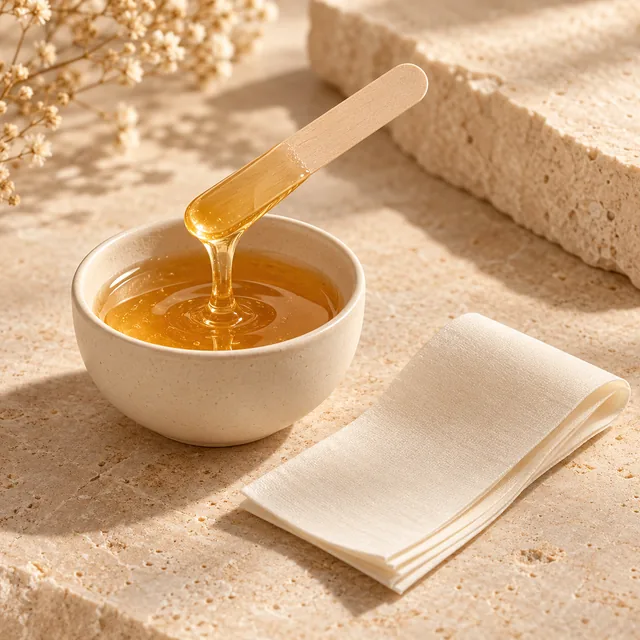 Professional warm-wax service